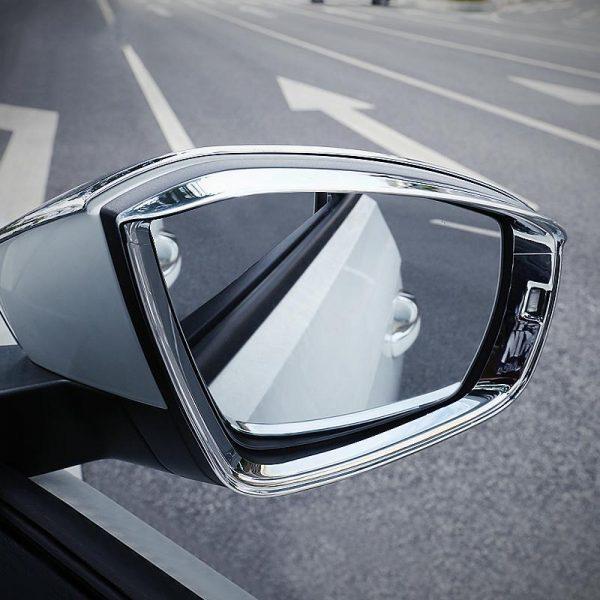 VW T-Roc MQB Chrom Außen Spiegel Seitenspiegel Abdeckung Regen Schutz  Sonnen Blende