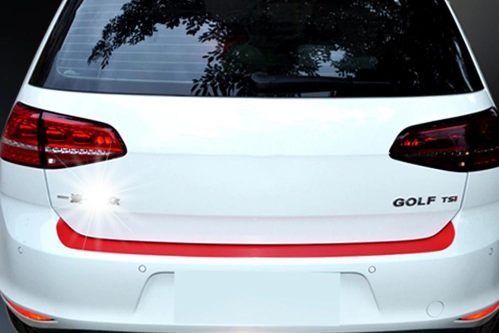 VW Golf 7 Ladekantenschutz Abkantung Stoßstange Schutz Aufkleber Etikett