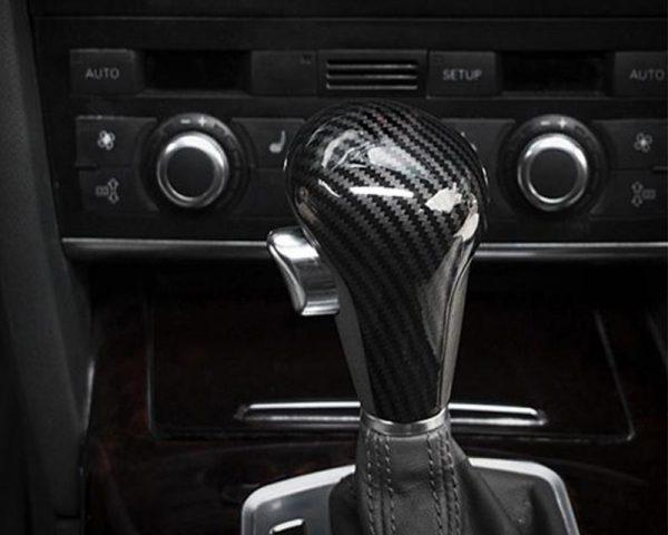 Audi A6 C6 Carbon Schaltknauf Schalthebel Abdeckung