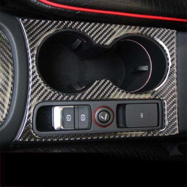 Audi Q3 8U Edelstahl Carbon Getränke Becher Wasser Halter Elektronische  Handbremse Abdeckung