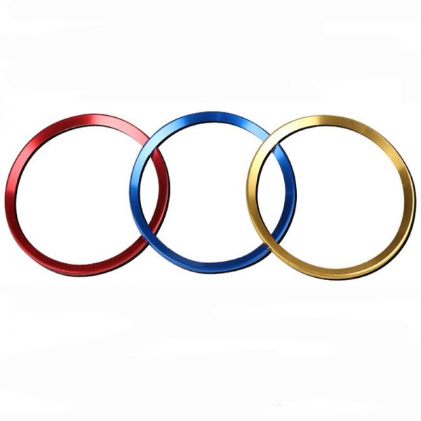 Audi Chrom Lenkradbezug Lenkradhülle Ringe Abdeckung Rahmen