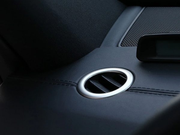 Mercedes E W212 Edelstahl Armaturenbrett Luftdüsen Lüftung Ringe Abdeckung  Rahmen