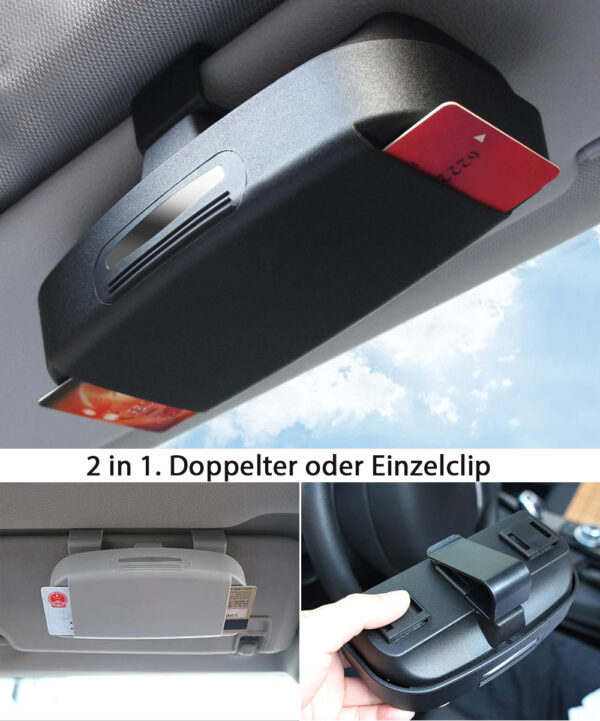 Auto Grau Sonnenbrille Halter Aufbewahrungsbox Clip Für Jeep Compass Renegade