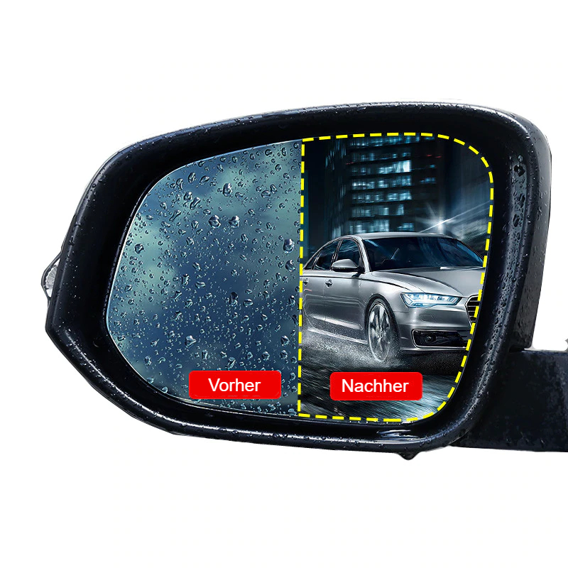 4 Stück Auto Auto Rückansicht Seitenspiegel Antibeschlag Blendschutzfolie 