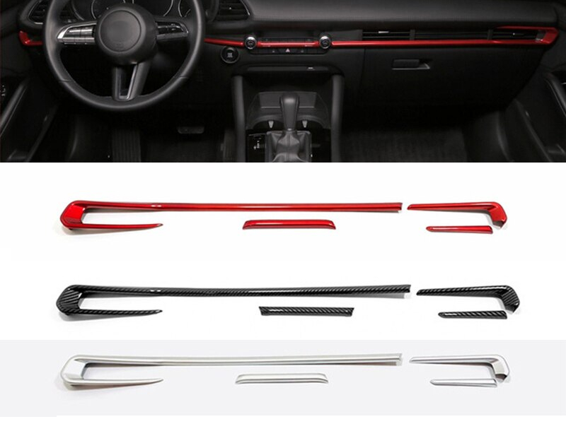Mittelkonsole Lüftungsblende Abdeckung Rahmen passt für Mazda 3