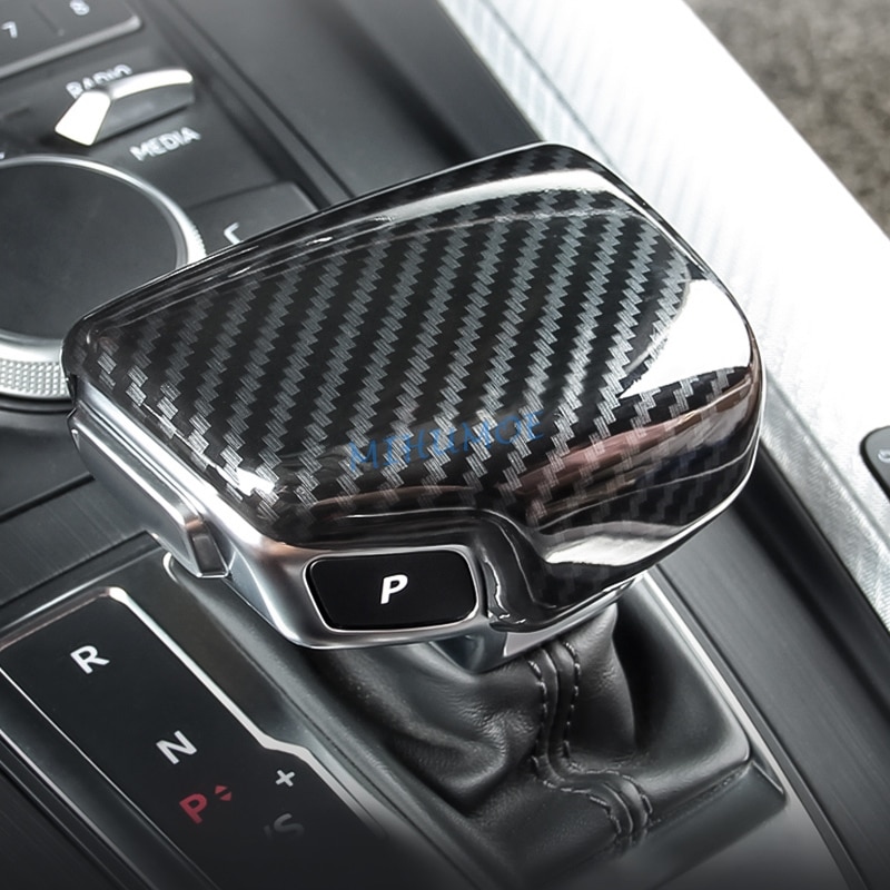 Kohlefaser Mittelkonsole Schaltumrandung Schaltknauf Blende Für Audi Q3 8U