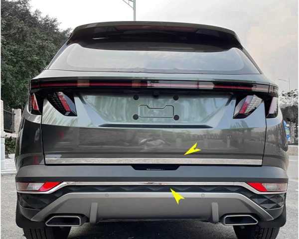 Hyundai Tucson NX4 Kofferraum Gepäckraum Stoßstange Schutz Hinten Leiste