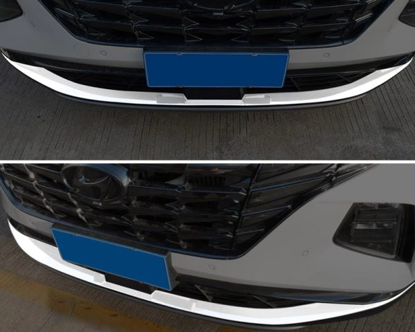 Für Hyundai Tucson Nx4 2021 2022 Zubehör Auto Vordere Untere Stoßfänger  Form Racing Grill Streifen Trimmt Abdeckung Außen Teile - AliExpress