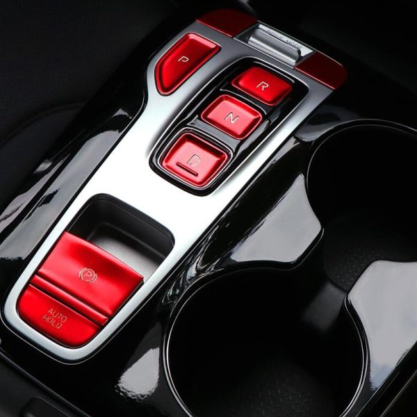 Rot Alloy Start Stop Abdeckung Druckknopf Schalter für Hyundai Tucson IV NX4 