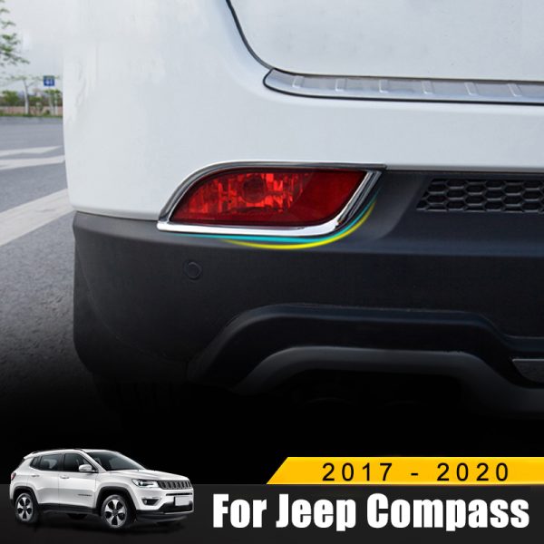 Jeep Compass Nebelscheinwerfer Licht Hinten Abdeckung Rahmen